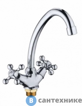 картинка Смеситель Maxonor MN4908 для кухни хром