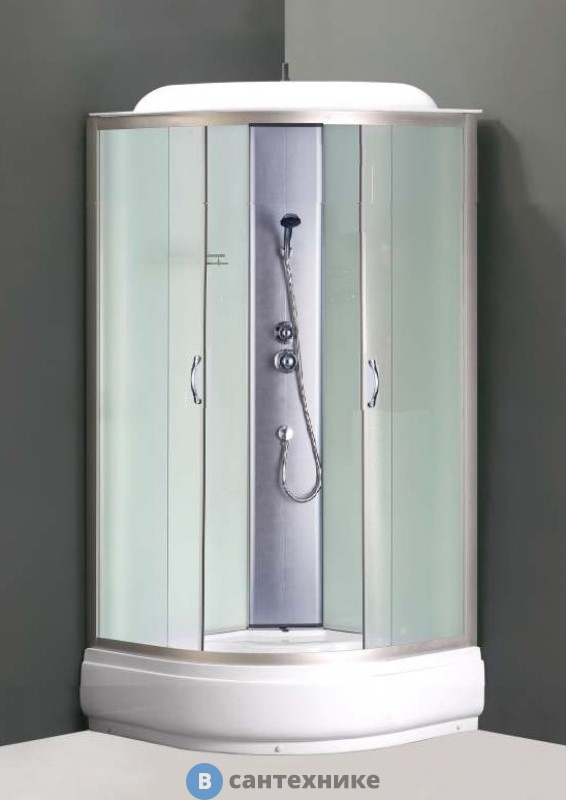 Душевая кабина Loranto CS-6610-25 F 100*100*215 матовая