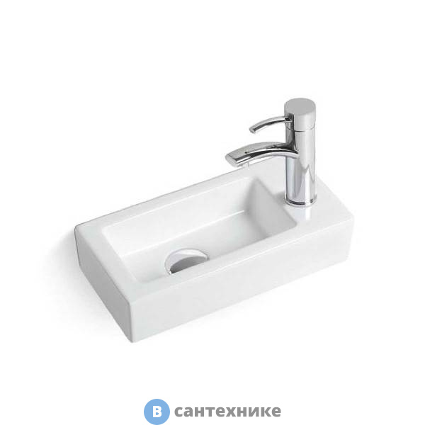 Раковина Vincea VBS-133R, 370*180*90, подвесная, белый, правая