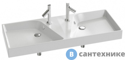 картинка Раковина Jacob Delafon RYTHMIC EXM112-00 (120х46)