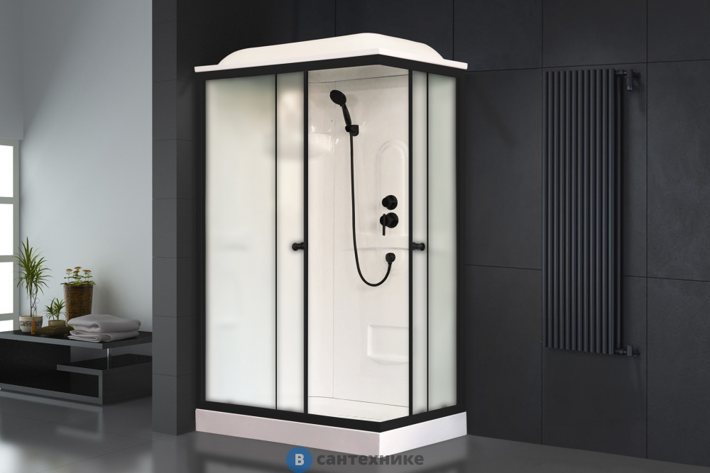 Душевая кабина Royal Bath RB 8120HP1-M-BL 1200x800x2170 L (матовое)  