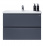 Тумба с раковиной Orans BC-4023-600 цвет: чёрный MFC061/MDF PU022 (600x480x570)