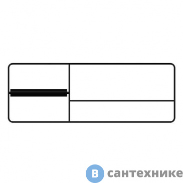 картинка Релинг Bertocci Fly металлический 41 см для аксессуаров из композита, с полотенцедержателем и бумагодержателем, DX, чёрный матовый (149 1508 1600)