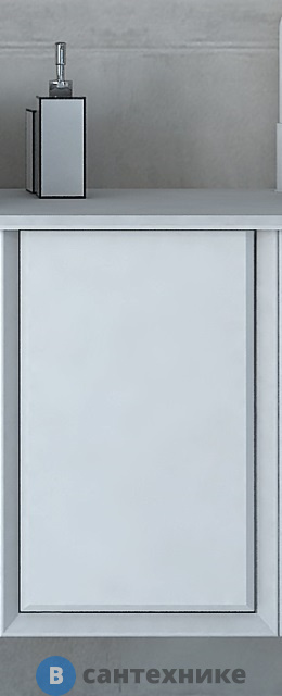 Шкафчик Cezares BELLAGIO 54862 подвесной Bianco Opaco (35x46x48)