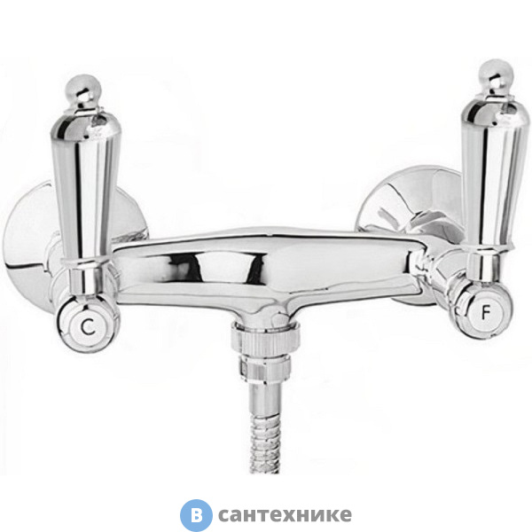 Смеситель Cezares FIRST-DS-01-M для душа, хром, ручки металл