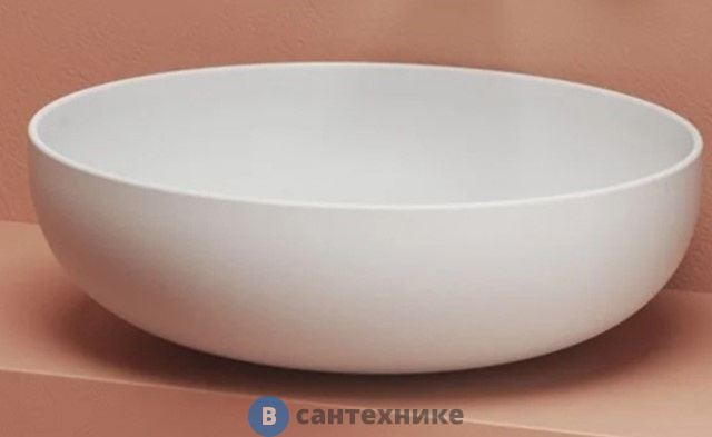 Раковина Artceram JOLIE на столешницу/колонну D 50 см, белый глянцевый (JOL001 01 00)