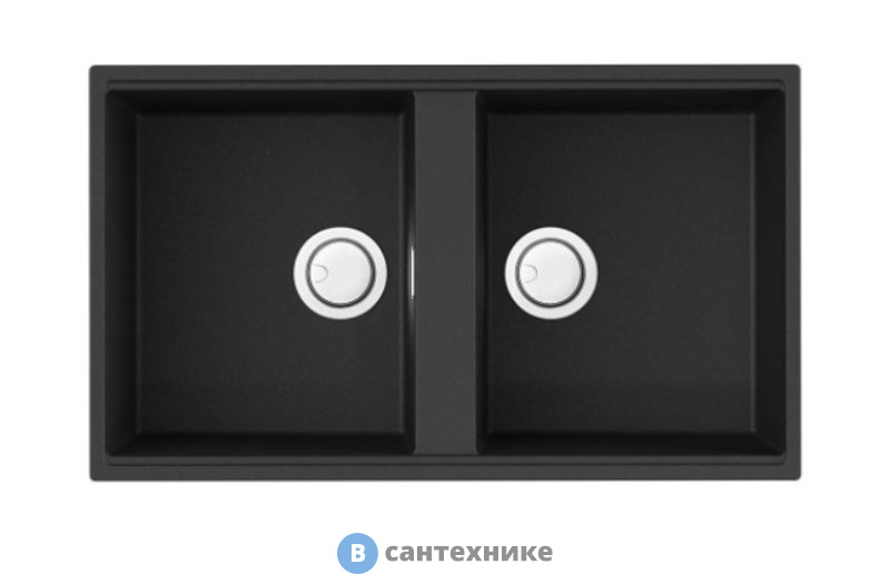 Кухонная мойка OMOIKIRI Kitagawa 83-2-U-GB черный (4993811)