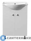 Тумба Loranto Моника New 50 (500*820*370) с раковиной (арт. 7050) Basic 50 (CS00071364)