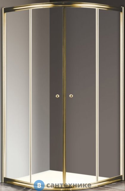 Душевой уголок Cezares GIUBILEO-R-2-90-SCORREVOLE-C-G (900x900x1950) без поддона