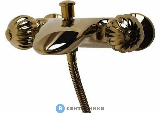 Смеситель Cezares ROYAL PALACE-V-02-MS для ванны и душа, бронза