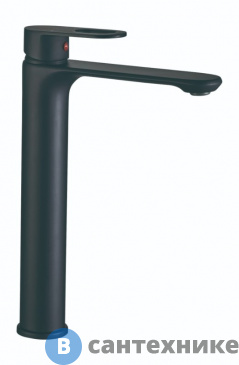 картинка Смеситель BOCH MANN SANTA BM19K1XLB для раковины, чёрный (BM8597)