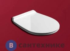 Сиденье SIMAS Vignoni для унитаза VI18/VI21/VI01, с микролифтом, белый матовый/хром (VI004bi mat/cr)