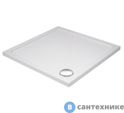 картинка Душевой поддон Cezares TRAY-M-A-100-35-W (1000x1000x35), без сифона и ножек
