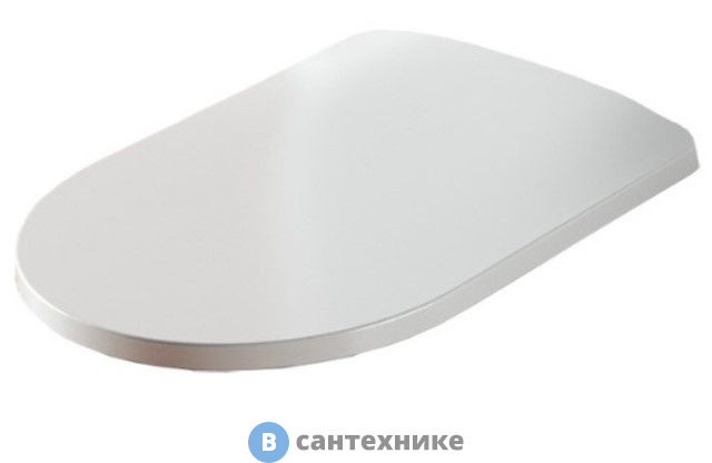 Крышка Artceram MONET с сиденьем Slim для унитаза, механизм soft-close, белый/хром (MNA001 01 71)