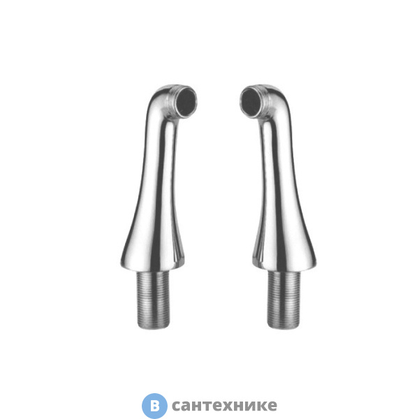 Ножка Gattoni Accessori (1 шт) для монтажа смесителя на борт ванны, н125мм, хром/ (требуется 2 шт.) (1544/00C0cr)