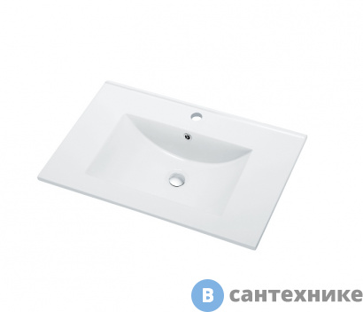 картинка Раковина Orange B03-610W встраиваемая белая