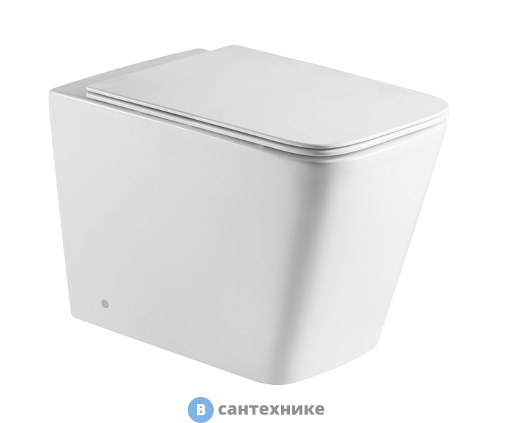 Унитаз WELTWASSER GELBACH 002 GL-WT напольный, белый глянец