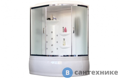 картинка Душевая кабина Royal Bath RB 170ALP-C  L 1700x1000x2250 (матовое) (RB170ALP-C-L)