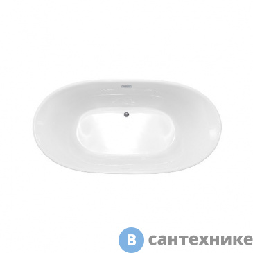 картинка Ванна акриловая Vincea VBT-405-1700, 1700*800*580, слив-перелив в комплекте, хром