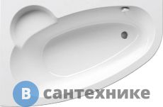 Ванна акриловая Ravak ASYMMETRIC 150X100 L без гидромассажа (C441000000)