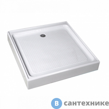 картинка Душевой поддон WEMOR 100/14 S квадрат 100*100*140 мм (10000003003)