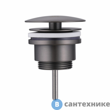 картинка Донный клапан ABBER AF0012NG без перелива, фиксированный, никель