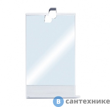 картинка Зеркало Акватон БЕККА 50 /50х85х14 / (дуб сомерсет) (1A214202BAC20)