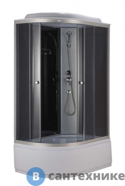картинка Душевая кабина Arcus ES-309 G WPR (80x120) тон. стекло, высокий поддон