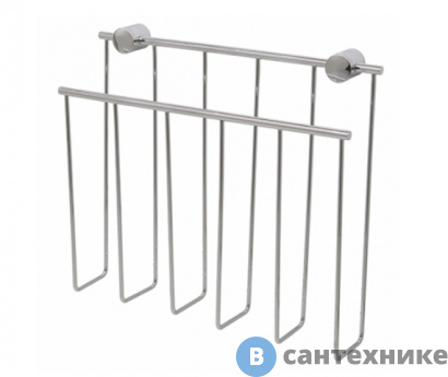 картинка Держатель WasserKRAFT K-311 для газет латунь, хромоникелевое покрытие