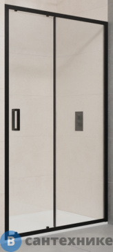 картинка Душевая дверь RGW PA-016B чёрный/Прозрачное/6 мм 150*195 (350801615-14)