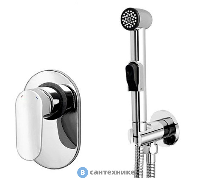 Встраиваемый комплект WasserKRAFT А11057  для биде со шлангом 120 см