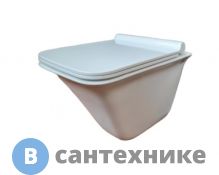 Унитаз Bolu Palma BL-34E054 подвесной безободковый с ультратонким сиденьем с микролифтом