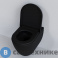 картинка Унитаз подвесной Ambassador Queen 113T20201R (570*360*400) чёрный матовый, безободковый