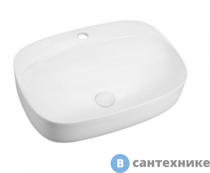 картинка Раковина Art & MAX AM1630-A керамическая накладная, овальная