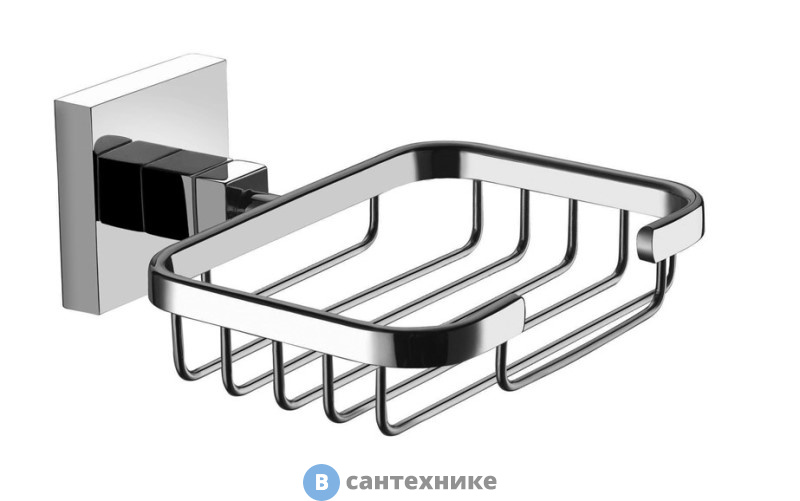 Мыльница AZARIO RINA решетка, хром (AZ-87009)
