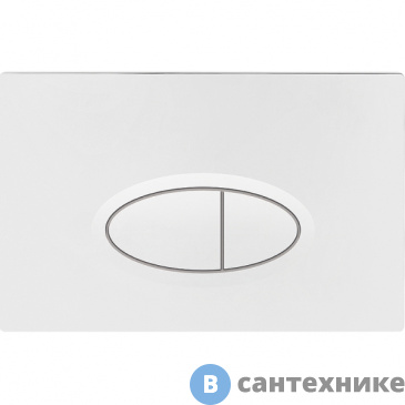 картинка Клавиша смыва BelBagno BB052BL, белая глянцевая
