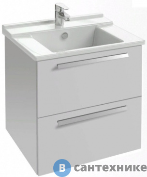 картинка Тумба под раковину Jacob Delafon STRUKTURA EB1276-N18 белый (57х56х47)