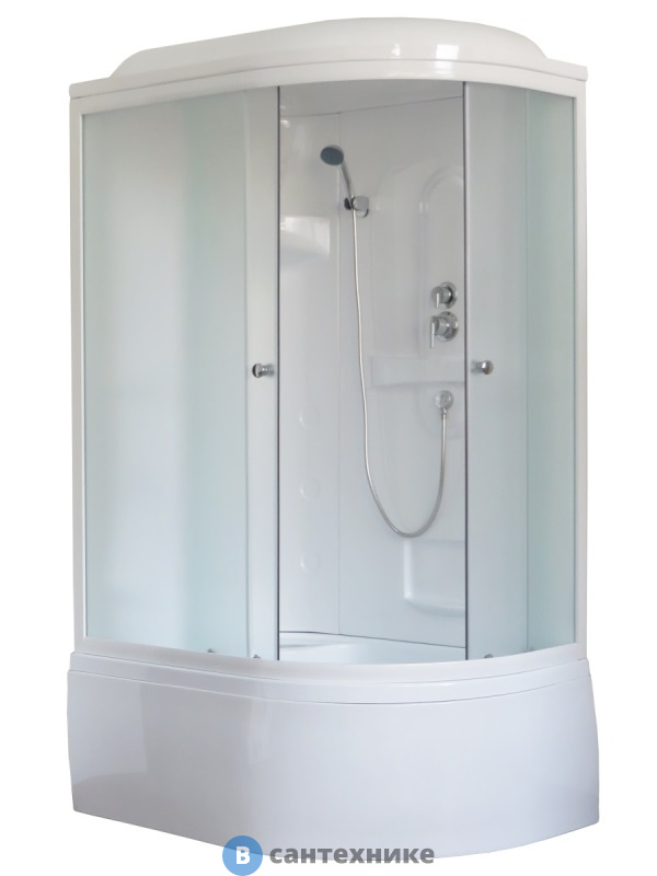 Душевая кабина Royal Bath RB 8120BK1-M L 1200x800x2170 (матовое)