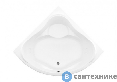 картинка Акриловая ванна Aquanet MALTA new 150*150 к/с51 (205410)