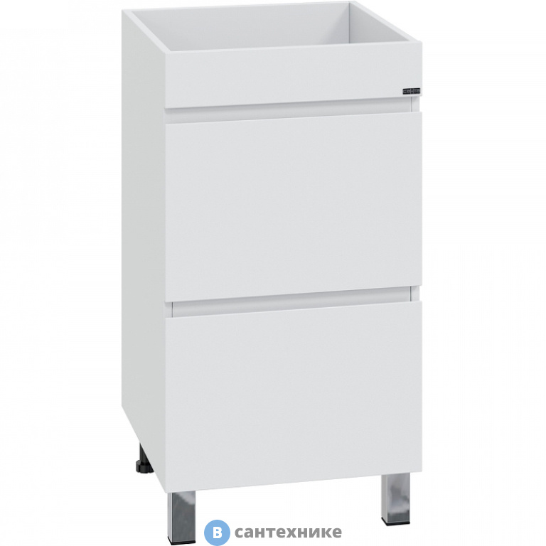 Тумба под раковину СанТа Марс 48 2 ящ напольная (ум. Юпитер 1100*500 лит. мр) (700313)