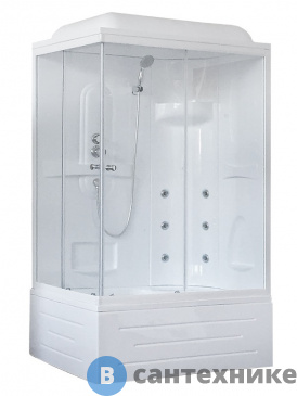 картинка Душевая кабина Royal Bath RB 8120BP2-T R 1200x800x2170 (прозрачное)