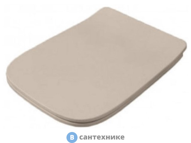 Сиденье для унитаза Artceram A16 с микролифтом, matera, петли: хром (ASA001 41 71)