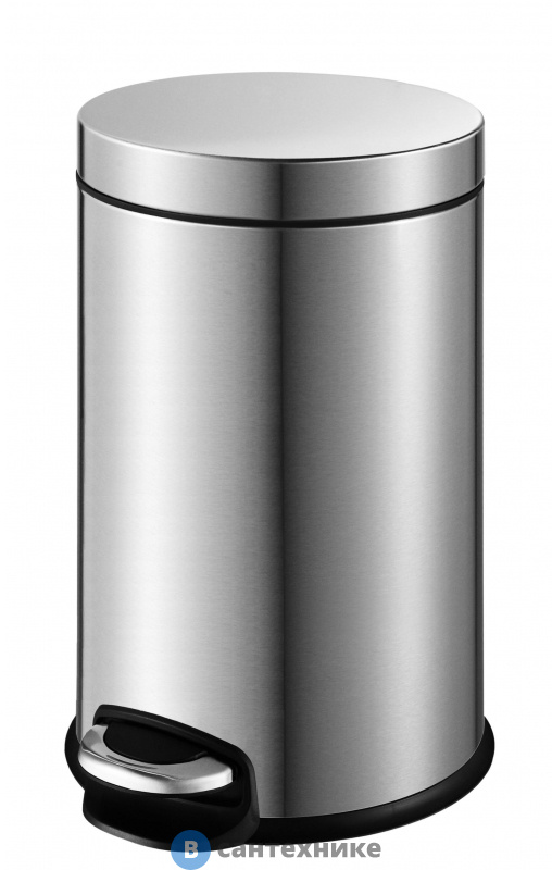 Ведро мусорное WELTWASSER WW ERFIE MT 20L Педальное Матовая сталь