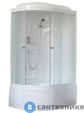 картинка Душевая кабина Royal Bath RB 8120BK1-M R 1200x800x2170 (матовое)