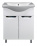 Тумба Loranto Стиль-60 (600*850*280) с раковиной Basic 60 (7060) (CS00070300)