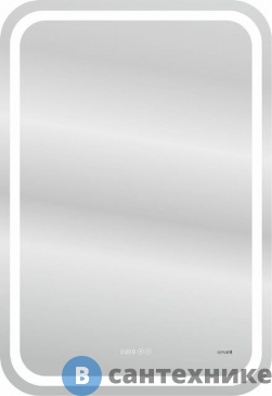 картинка Зеркало Cersanit LED 050 pro 55*80, с подсветкой, антизапотевание, смена цвета холод. (KN-LU-LED050*55-p-Os)