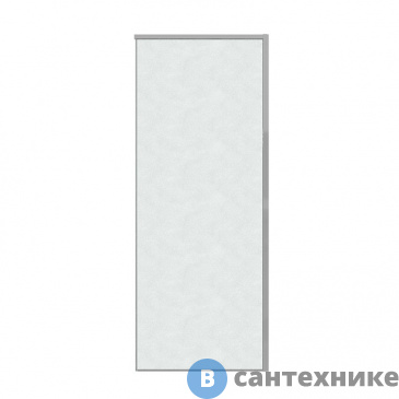 картинка Боковая стенка Grossman Galaxy 200.K33.01.90.10.02 (90*195) хром, стекло шиншилла