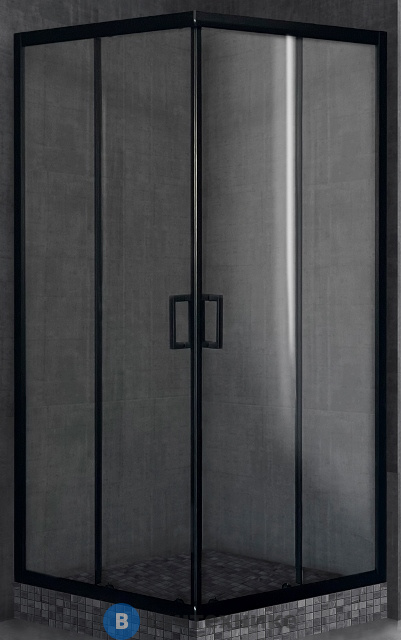 Душевой уголок Royal Bath RB HPD-T-BL 100x100x185 (прозрачное) (RB100HPD-T-BL), без поддона