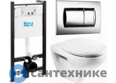 Унитаз с инсталляцией Roca VICTORIA 893100000 (унитаз+инст+кноп+сид м/л)