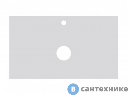 картинка Столешница BelBagno KEP-80-BO (из керамогранита под накладную раковину 816x468) Bianco Opaco
